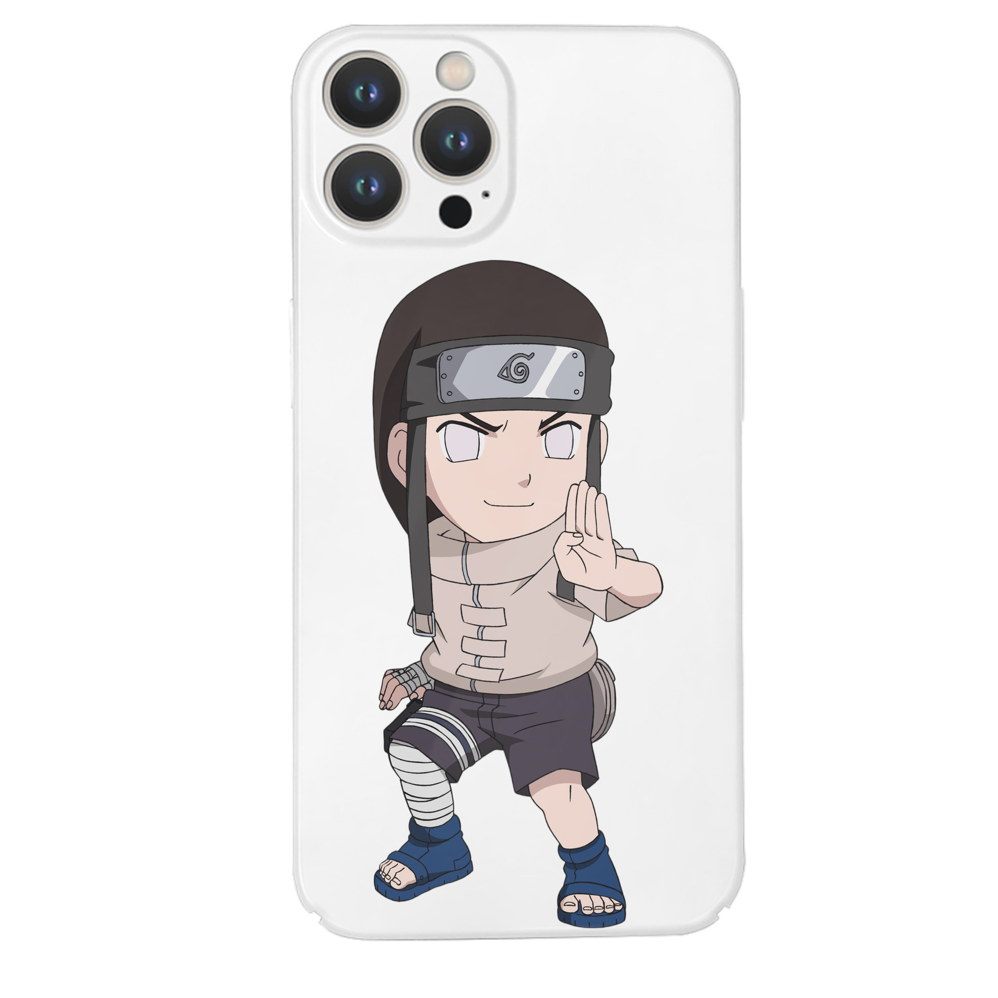 （画像用） NARUTO -ナルト- 日向ネジ Hyūga Neji 【iPhone 14シリーズ対応】ハードケース